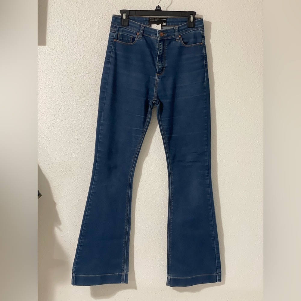 Paula Cahen D’anvers High Rise Wide Leg Jeans sz 30